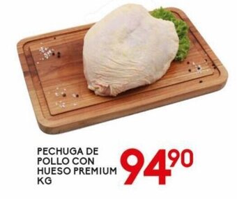 Alsuper Pechuga de Pollo con Hueso Premium oferta
