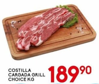 Alsuper Costilla Cargada Grill Choice oferta