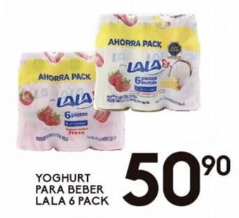 Alsuper Yoghurt para Beber Lala 6 Pack oferta