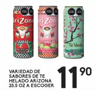 Alsuper Variedad de Sabores de Te Helado Arizona 23.5oz oferta