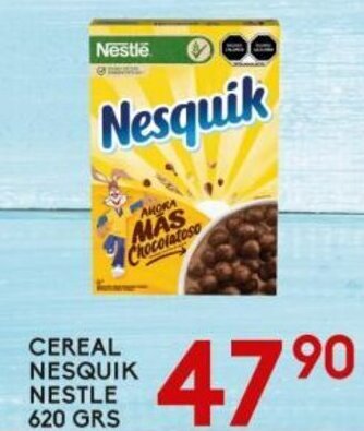 Alsuper Cereal Nesquik Nestle 620g oferta