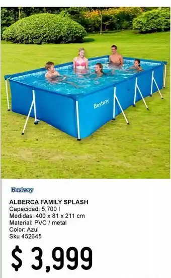 Alberca family splash 5700 l