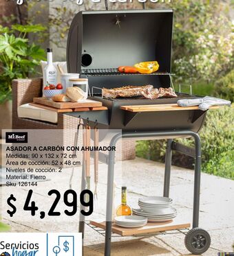 Sodimac Homecenter Asador de carbón con ahumador oferta