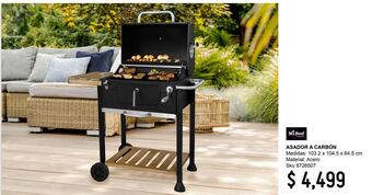 Sodimac Homecenter Asador a carbón oferta