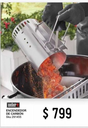 Sodimac Homecenter Encendedor de carbón oferta