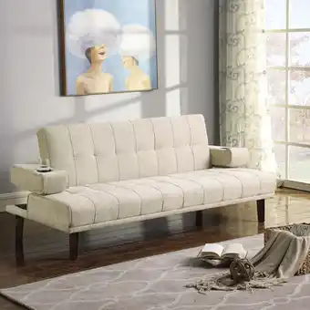 Costco Coaster, Calistoga, sofá cama, tela oferta