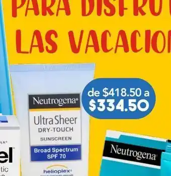 Farmacia San Pablo Neutrogena ultra sheer fps 70 88ml. oferta