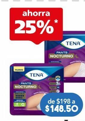 Farmacia San Pablo Tena pants nocturno grande 8 piezas. oferta