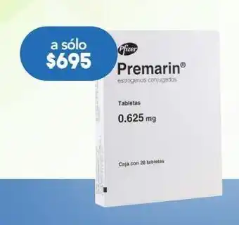 Farmacia San Pablo Premarin 0.625mg 28 tabletas. oferta
