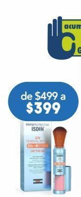 Farmacia San Pablo Isdin uv mineral brush spf50 2g. oferta