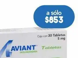 Aviant 5mg 30 tabletas