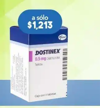 Farmacia San Pablo Dostinex 0.5mg 4 tabletas oferta