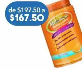 Farmacia San Pablo Metamucil sabor naranja 56.18g 174g oferta