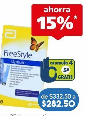 Farmacia San Pablo Freestyle optium 50 tiras reactivas oferta