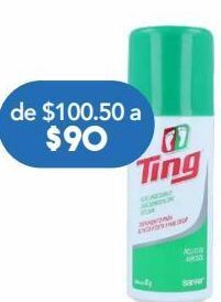 Farmacia San Pablo Ting polvo en aerosol 80g oferta