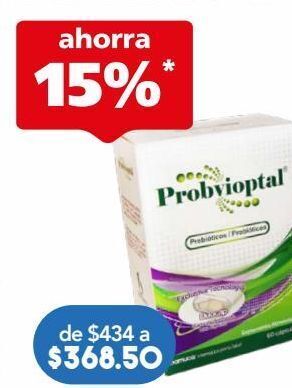 Farmacia San Pablo Probvioptal prebióticos/probióticos 60 piezas oferta