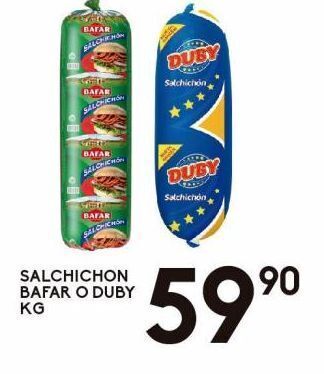Alsuper Salchichón bafar o duby kg oferta