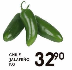 Alsuper Chile jalapeño kg oferta
