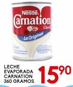 Alsuper Leche evaporada carnation 360g oferta