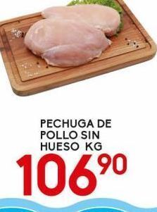 Alsuper Pechuga de pollo sin hueso kg oferta
