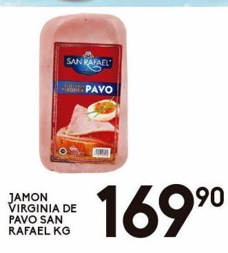 Jamón virginia de pavo san rafael kg