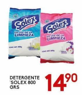 Alsuper Detergente solex 800g oferta