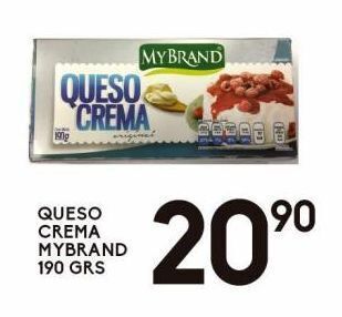 Alsuper Queso crema mybrand 190g oferta