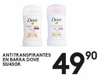 Alsuper Antitranspirantes en barra dove oferta