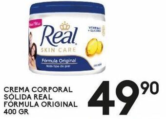 Alsuper Crema corporal real 400g oferta