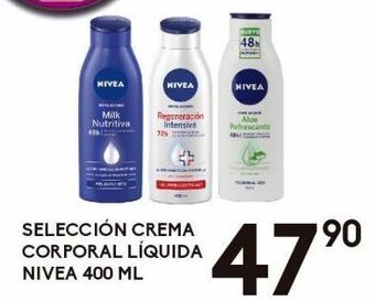 Alsuper Crema corporal nivea 400ml oferta