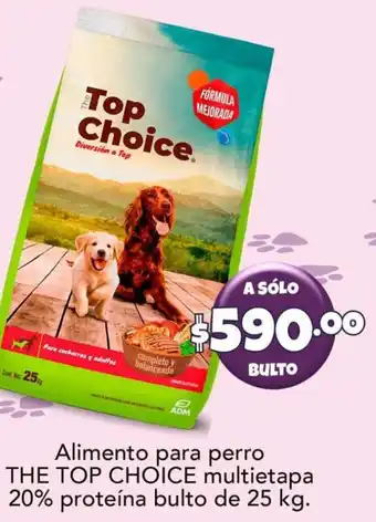 Alimento para Perro The Top Choice Multietapa 20% Proteína Bulto de 25kg