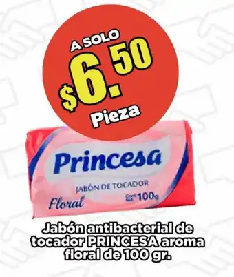 Jabón Antibacterial de Tocador Princesa Aroma Floral de 100g
