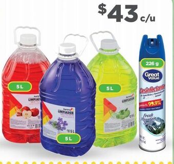 Desinfectante great value