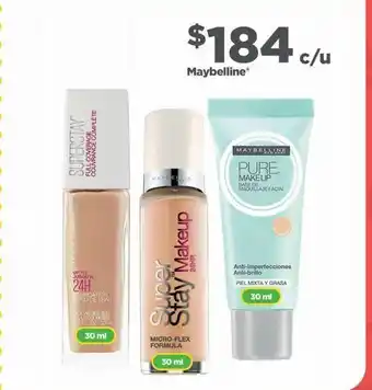 Maquillaje base maybelline pure 30ml