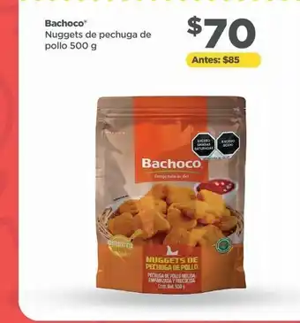 Bodega Aurrerá Nuggets de pechuga de pollo bachoco 500g oferta