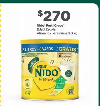 Bodega Aurrerá Leche en polvo nestlé nido forti crece 2,3kg oferta