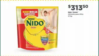 Bodega Aurrerá Leche en polvo nido kinder 2,1kg oferta
