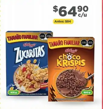Bodega Aurrerá Zucaritas 920g o choco krispis 800g oferta