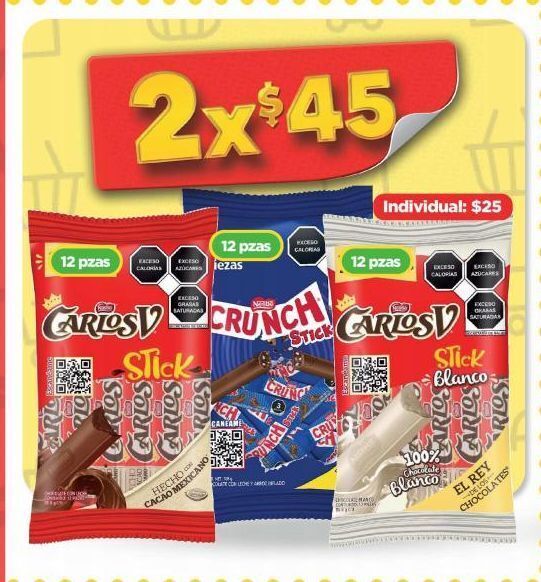 Descubrir 84+ imagen cuanto cuestan los chocolates carlos v Viaterra.mx