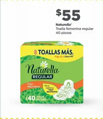 Toalla femenina naturella 40pzas