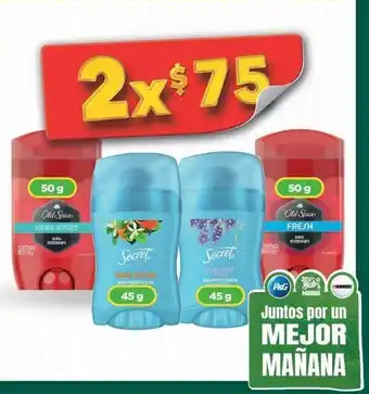 Bodega Aurrerá Desodorante secret barra 45g x 2und oferta