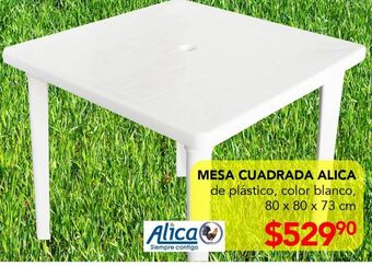 DelSol Mesa cuadrada alica oferta