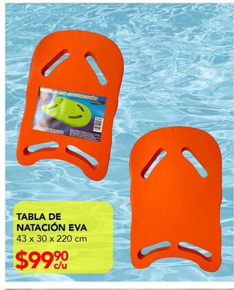 Tabla de natacion eva