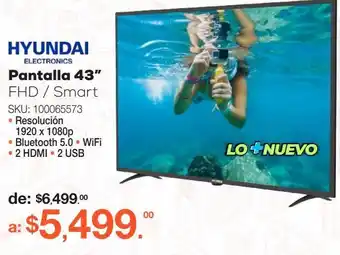 RadioShack Pantalla hyundai hyled4323nim / 43 pulgadas oferta