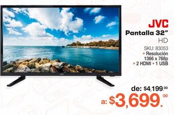RadioShack Pantalla jvc si32h / 32 pulgadas / hd oferta