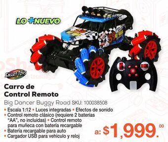 RadioShack Carro de control remoto smart toys speed big dancer buggy road oferta