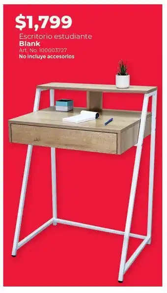 Office Depot Escritorio estudiante blank oferta