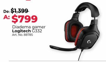 Office Depot Diadema gamer logitech g332 oferta