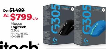 Office Depot Mouse logitech g305 oferta