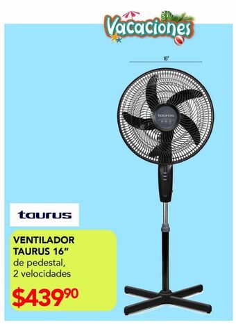 Woolworth Ventilador taurus 16" oferta